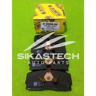 04491-87502 SET FRONT DISC BRAKE PADS FRONT DISC BRAKE PADS PAIR RIGHT & DAIHATSU CHARADE G102 CLASS