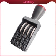 Lohobby Numbering Stamp 4 Band Number Number Business Seal Commercial Rubber Stamp  Symbol Numbering