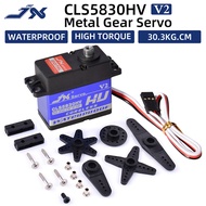 JX CLS5830HV 30KG โลหะเต็มรูปแบบกันน้ำ HV Coreless Servo สำหรับ Traxxas 1/10 TXR4 Rc4wd RedCat HPI B