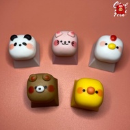75 CUBE ANIMAL KEYCAP FOR MECHANICAL KEYBOARD