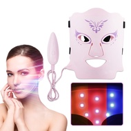 3 Colors LED Face Beauty Mask Red Blue Light Acne Remover Whitening and Tightening Rechargeable LED Photon Facial Mask Machine
