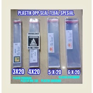 Opp Plastic 3x20 4x20 5x20 6x20 - Plastic Stick & Cutlerymie 6 x 20 5 x 20 4 x 20 3 x 20 Seal