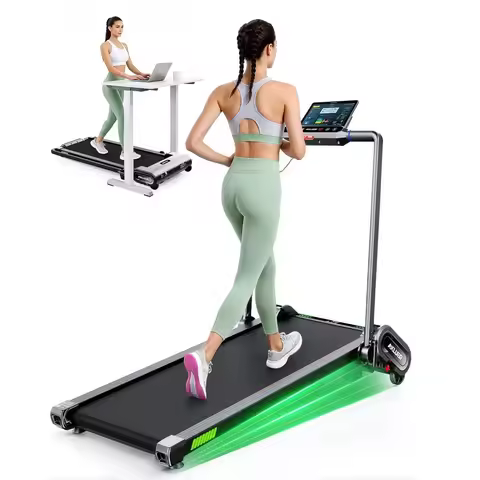 Portable Body Exercise 1-6 KM/H Speed Message Running Machine Home Gym Use Anti-slip Running Belt Vi