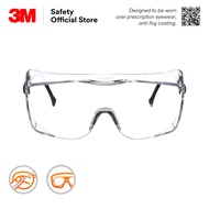 3M™ OX1000 Safety Eyewear 12163 / Over Spectacle OX 1000/ Protective Glasses/Anti-Fog [Clear/ Transp