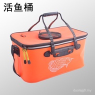 Borong Baldi Memancing Tebal Baldi Ikan Hidup Kotak Ikan Hidup EVA Baldi Air Lipat Baldi Ikan Pelbag