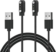 DR06 Smart Watch Charger,2-Pack Compatible for Fitpolo/TOOBUR/FQQ DR06 Smart Watch Charger Magnetic 