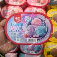 es krim walls 3 in 1 extra creamy 350ml - UNICORN