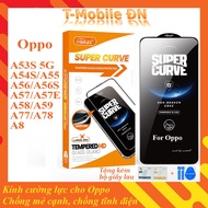 Combo of 3 Tempered Glass Oppo A58 A53s A54s A55S A56s A57 S E A59 A77S A78 A8 A93 F17 Pro Reno4 Z F