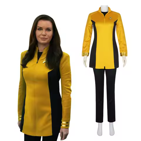 Star Trek Strange New Worlds Cosplay Costumes Space Travel Duty Uniform Fantasia Coat Brooch Disguis