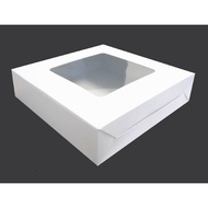 (25pcs/order) White Kuih Lapis / Kuih Talam Box (with window)