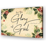 1 Corinthians 10 31 for The Glory of God Bible Verse Wall Art Deco Home Pictures Living Room Contemp