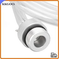 KKGOO Oil Filling Hose,  PVC 1.5m Gearbox Oil Change Kit, Durable Flexible Hose Anti-Backflow Sealed