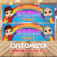 OMAR DAN HANA BIRTHDAY BANNER