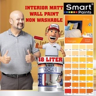 SINAR SMART WOW EMULSION PAINT  18 LITER Cat Batu Cat Dinding Dalam CAT RUMAH Interior Wall Finish (