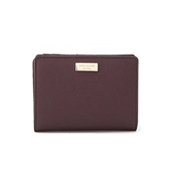 Kate Spade Cara Newbury Lane Leather Clutch Wallet in Mulled Wine