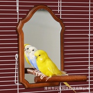 Bird Supplies Parrot Bite Foraging Toys Cage Fun Puzzle Training Bird Cage Accessories Mirror Air Food Container