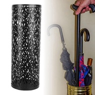 HAPPY TIME-Umbrella Stand Hollow Freestanding Umbrella Stand Umbrella Bucket Decoration Home Office