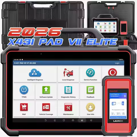 LAUNCH X431PADVIIELITE Car Diagnostic Tools J2534 Online Programming OBD2 Smartlink Automotive Scann