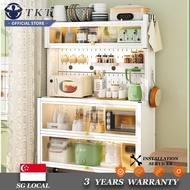 TK TK SSL Kitchen Cabinet Storage Cabinet Hole Board, Shelf, Side Multi-functional Electrical Appliances, Floor Microwave Oven, JP