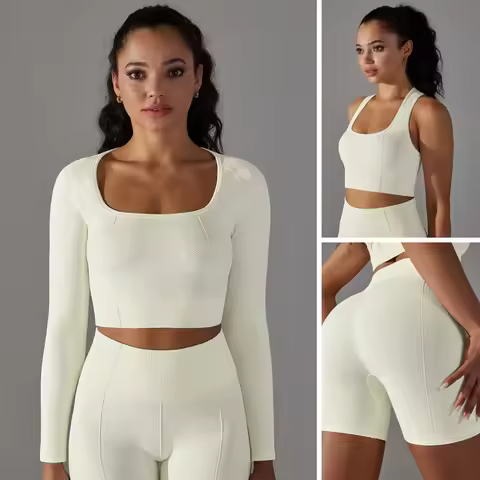 Seamless Workout Clothes Women's Sports Bra Leggings Fitness Clothing Push Up Shorts Gym Set Pilates