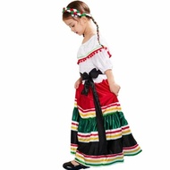 Oiu MEXICO MEXICAN DANCER COSTUME MEXICAN Country COSTUME halloween 2