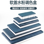 Soft Cover Gouache Paint Box10Grid12Grid24Grid36Grid48Moisturizing sealed student portable watercolo