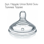 silicone nipple untuk botol susu dot tommee tippee newborn 3m 6m 12m+