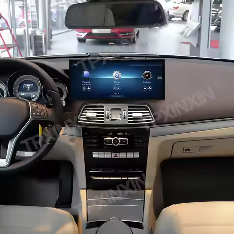 15.8" Andriod 14 Carplay For Mercedes Benz E W212 2012-2014 Car Radio GPS Navigation Auto Multimedia