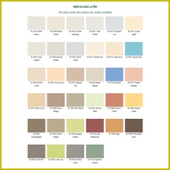 ◳ ☈ ☽ BOYSEN PERMACOAT LATEX PAINT COLOR SERIES WINTER MORNING (B-7502)