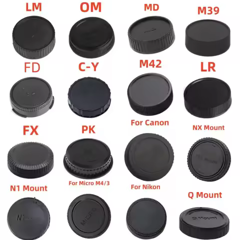 1pcs camera Rear Lens Cap for Canon nikon Sony for Pentax Olympus Micro M4/3 Panasonic Samsung Leica