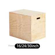 [Fenteer1] Wood Plyo Box Multifunctional Plyometric Box for Lunges Conditioning Fitness
