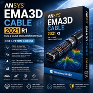 🔥 ANSYS EMA3D Cable 2021 R1 Lifetime For Windows 64-Bit | EMC & Cable Simulation Software