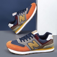 New Balance Men's Shoes Wear-Resistant Casual Shoes Breathable Sports Shoes 574 Trendy Student Coupl