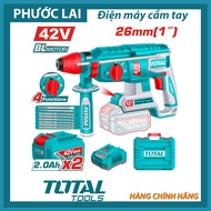 Máy khoan bê tông không chổi than dùng pin 42V Total TRHLI422682