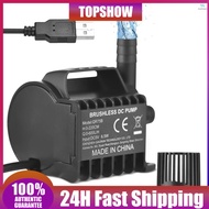 Submersible Water Pump Electric 600L/H Small Fountain Pump with Max 7.2ft Lift, 6.5ft USB Cable and 