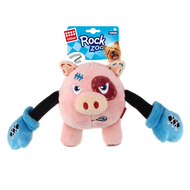 GiGwi - GiGwi Rock Zoo 拳擊手系列 小豬S 狗狗玩具 寵物玩具 發聲狗玩具 響紙聲玩具