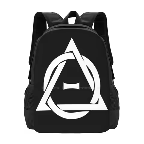 Pd (Ytb) Theta-Delta Therian Symbol White Hot Sale Schoolbag Backpack Fashion Bags Therianthropy Oth
