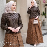 AJENG ONESET SETELAN ROK BATIK BY SF / BAJU SETELAN WANITA PESTA KONDANGAN ACARA FORMAL