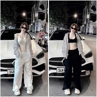 ALO STRIPE Women's Shirt – Cute ALO Embroidered Chest Pocket LUMI