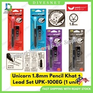 Unicorn 1.8mm Pencil Khat + Lead Set UPK-100EG Divesnet Pensel Khat