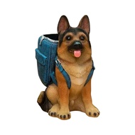 Cute Dog Pen Holder Makeup Brush Holder Storage Box Office Supplies Pen Holder Storage Box Office Or