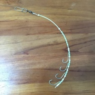 White Hairtail String Hook Fishing Rig (3/O, 4/O, 5/O)