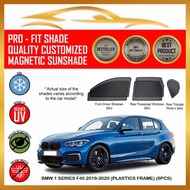 BMW 1 Series F40 2019-2021 (Plastic Frame) ( 7 pcs ) Car Magnetic Sunshade