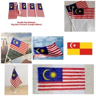 Bendera malaysia /bunting malaysia flag /bundle flag/car flag/motor flag