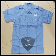 KEMEJA DPR RI Shirt, DPR RI Uniform Men's Short Sleeve PDH Lightbiru