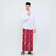 Sarung ATLAS Silver Super Premium 960 Motif A9 JGI Merah Hati