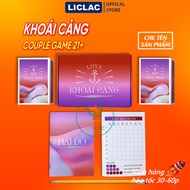 Bộ bài tình yêu Khoái Cảng - Boardgame Couple 21+ dành cho cặp đôi hâm nóng cuộc yêu tư thế mới lạ