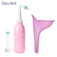 Salorie 500ML Portable Bidet Spray Set Travel Hand Held Personal Cleaner Hygiene Bottle Spray Washing Cleaner with Female Uriner