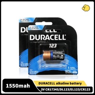 DURACELL 3V CR123/CR123A/DL 123/CRCR17345 Lithium Battery For Camera Flash Night Vision Smoke Alarm
