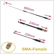 [READY STOCK] Antenna AL-800 Dualband Telescopic SMA Female